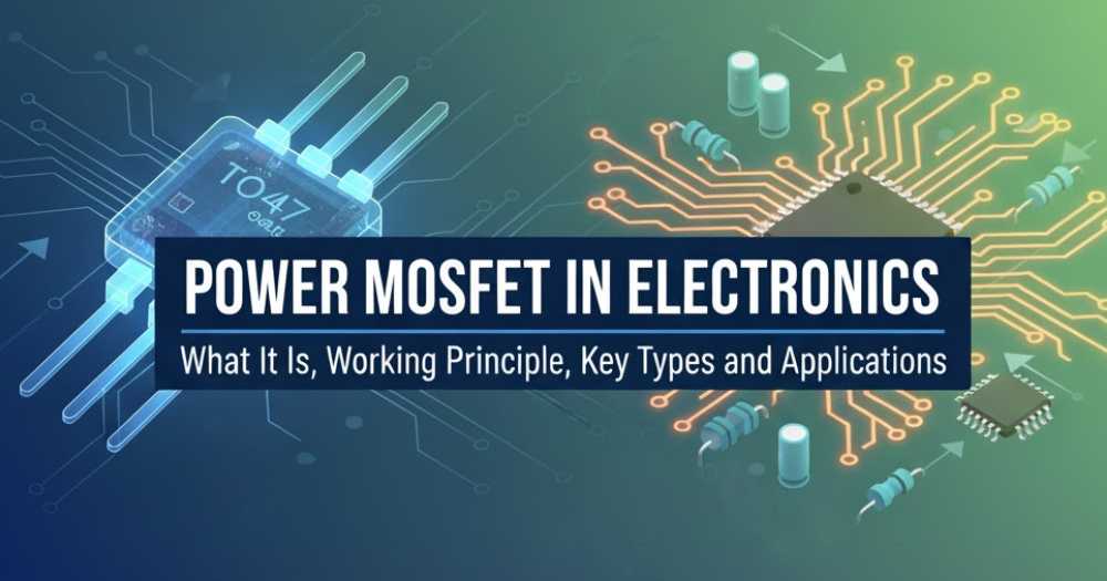 Power MOSFET in Electronics What It Is Working Principle Key Types and Applications