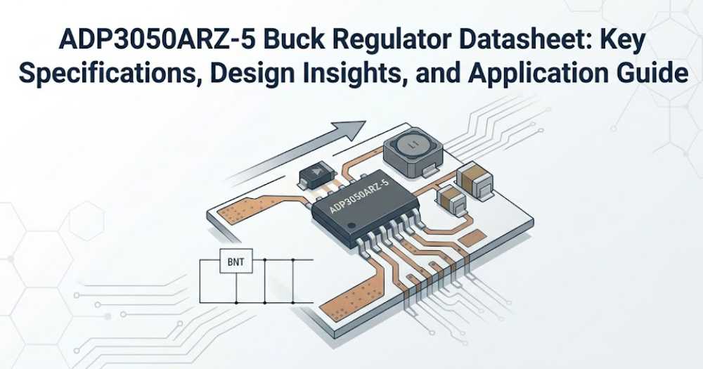 ADP3050ARZ-5 Buck Regulator Datasheet: Key Specifications, Design Insights, and Application Guide