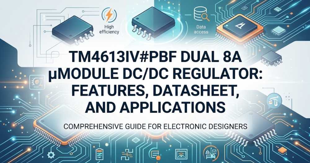LTM4613IV#PBF Dual 8A μModule DC/DC Regulator: Features, Datasheet, and Applications